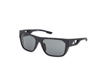 Adidas Sport Sonnenbrille für Herren in matt schwarz SP0102 02L